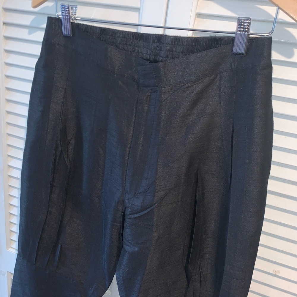 Manish Creations Black Silk Ethnic Pants Size 38 men’s - Picture 9 of 10